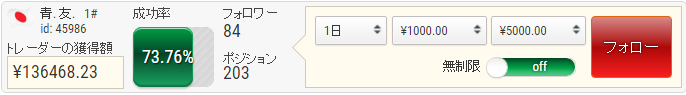ifollow取引画面