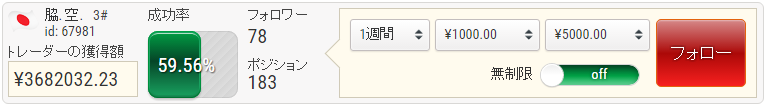 ifollow取引画面
