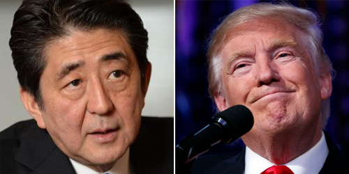 安倍晋三、ドナルド・トランプ
